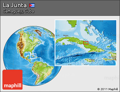Physical Location Map of La Junta