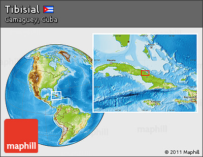 Physical Location Map of Tibisial