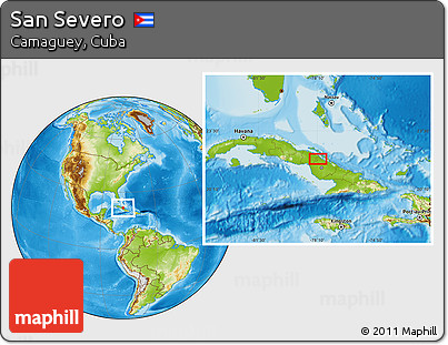 Physical Location Map of San Severo