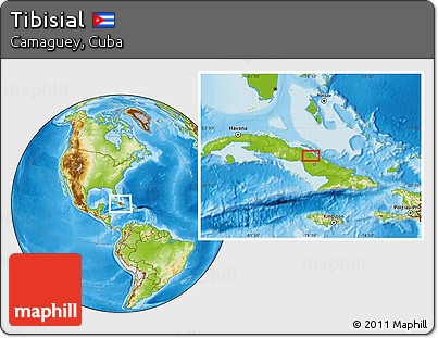 Physical Location Map of Tibisial