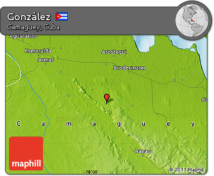 Physical Map of González