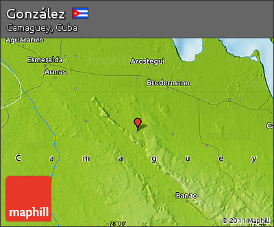 Physical Map of González