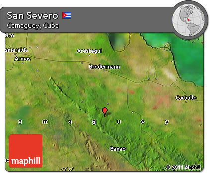 Satellite Map of San Severo