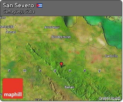 Satellite Map of San Severo