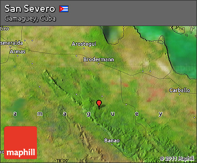 Satellite Map of San Severo