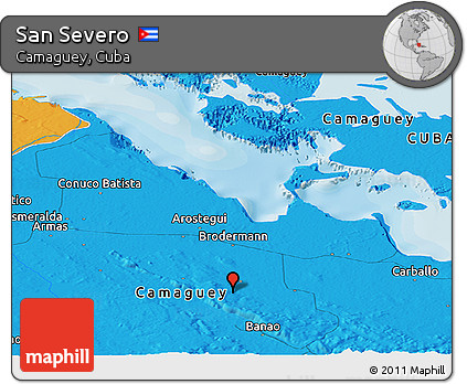 Political Panoramic Map of San Severo