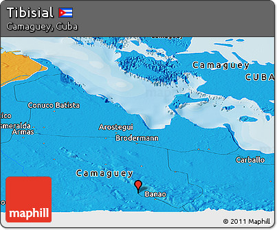 Political Panoramic Map of Tibisial