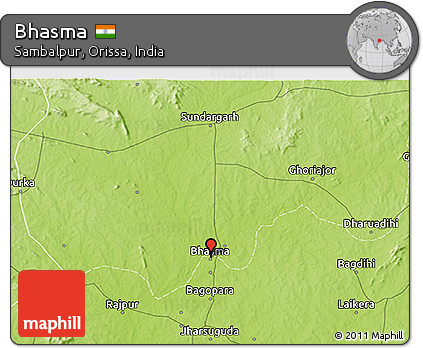 Physical 3D Map of Bhasma