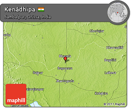 Physical 3D Map of Kenādhipa