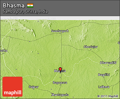 Physical 3D Map of Bhasma