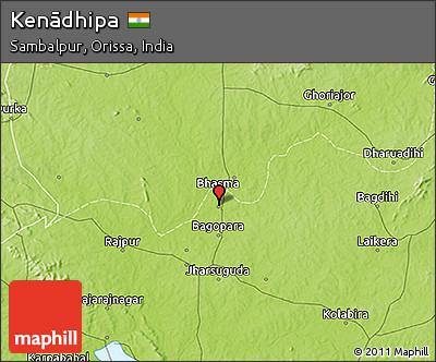 Physical 3D Map of Kenādhipa