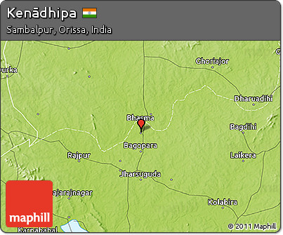 Physical 3D Map of Kenādhipa