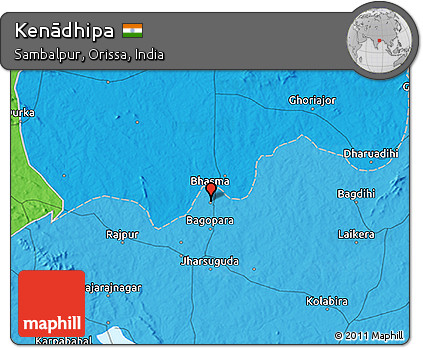 Political 3D Map of Kenādhipa