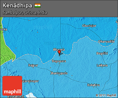 Political 3D Map of Kenādhipa