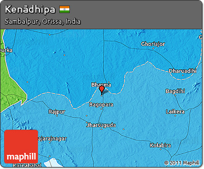 Political 3D Map of Kenādhipa