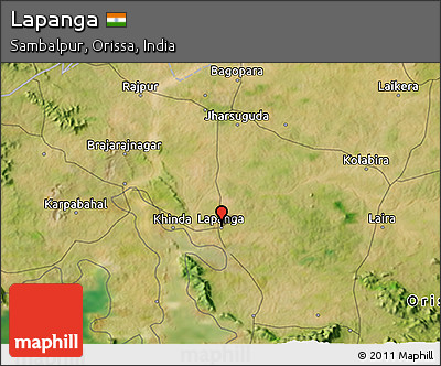 Satellite 3D Map of Lapanga