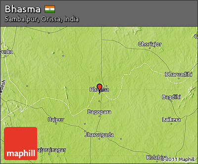 Physical Map of Bhasma