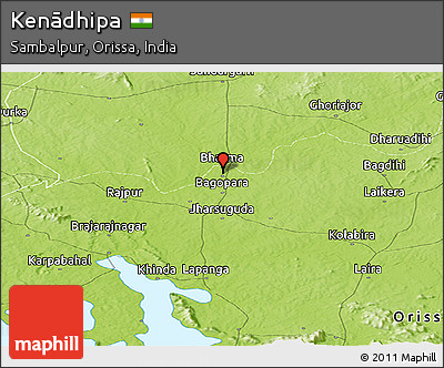 Physical Panoramic Map of Kenādhipa