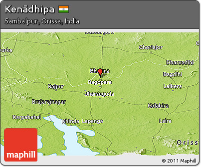 Physical Panoramic Map of Kenādhipa