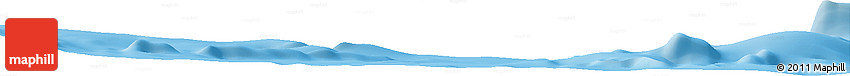 Shaded Relief Horizon Map of the Area around 21° 53' 23" N, 85° 46' 30" W Shaded Relief Horizon Map of the Area around 21° 53' 23" N, 85° 46' 30" W
