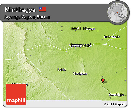Physical 3D Map of Minthagya