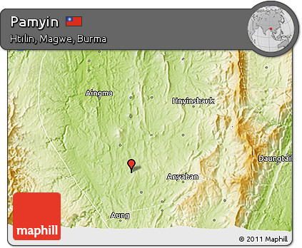 Physical 3D Map of Pamyin