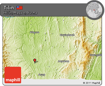 Physical 3D Map of Tilin