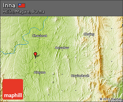 Physical 3D Map of Inna