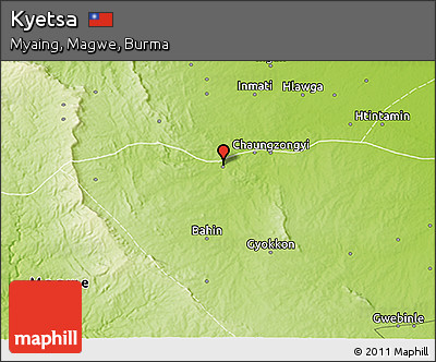 Physical 3D Map of Kyetsa