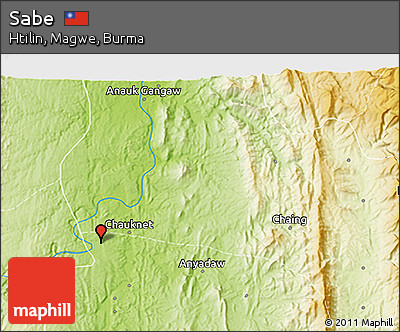 Physical 3D Map of Sabe