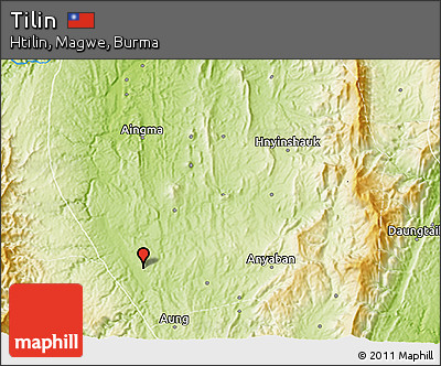 Physical 3D Map of Tilin