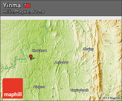 Physical 3D Map of Yinma