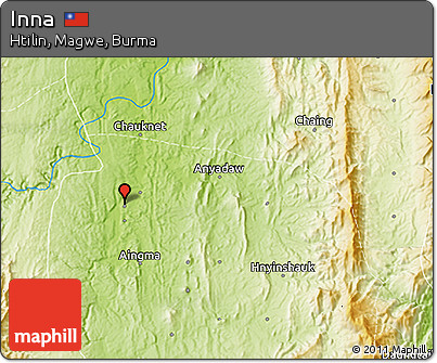 Physical 3D Map of Inna