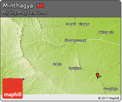 Physical 3D Map of Minthagya