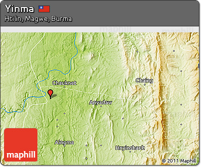 Physical 3D Map of Yinma