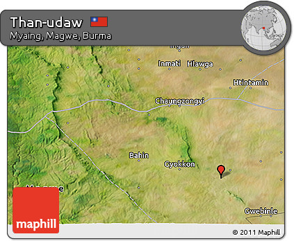 Satellite 3D Map of Than-udaw