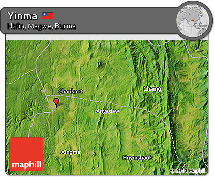 Satellite 3D Map of Yinma