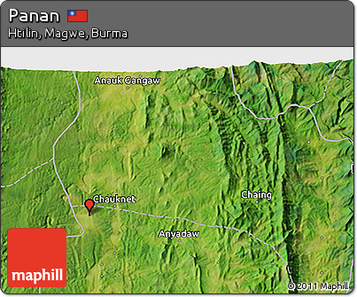 Satellite 3D Map of Panan