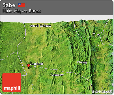 Satellite 3D Map of Sabe