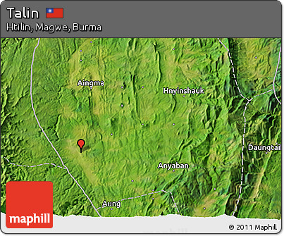 Satellite 3D Map of Talin