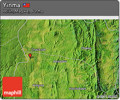 Satellite 3D Map of Yinma