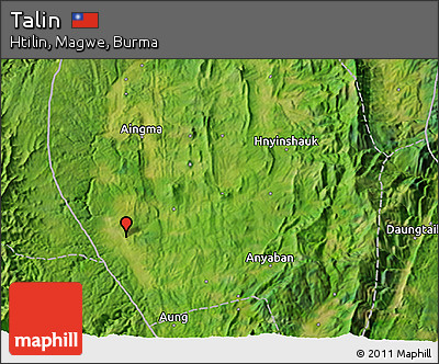 Satellite 3D Map of Talin