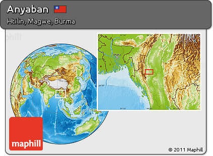 Physical Location Map of Anyaban