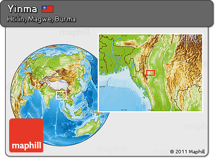 Physical Location Map of Yinma