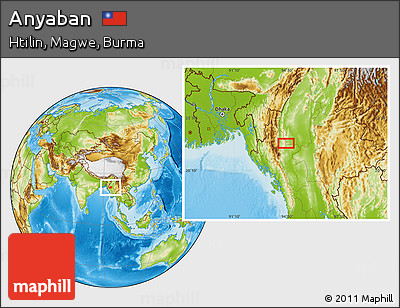 Physical Location Map of Anyaban