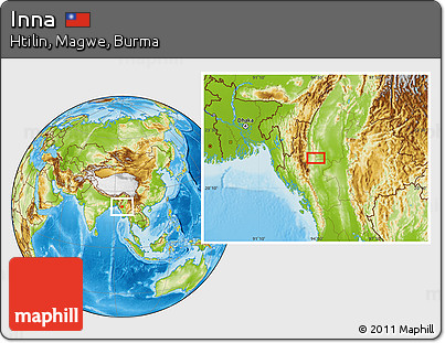 Physical Location Map of Inna