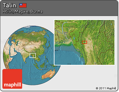 Satellite Location Map of Talin