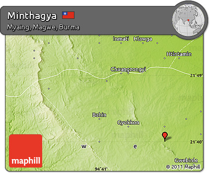 Physical Map of Minthagya