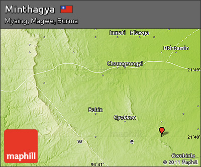 Physical Map of Minthagya