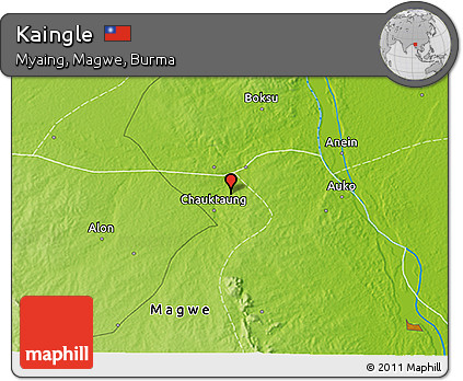 Physical 3D Map of Kaingle